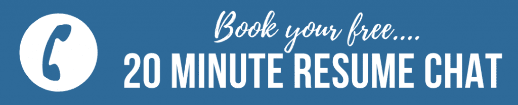 20 minute resume chat