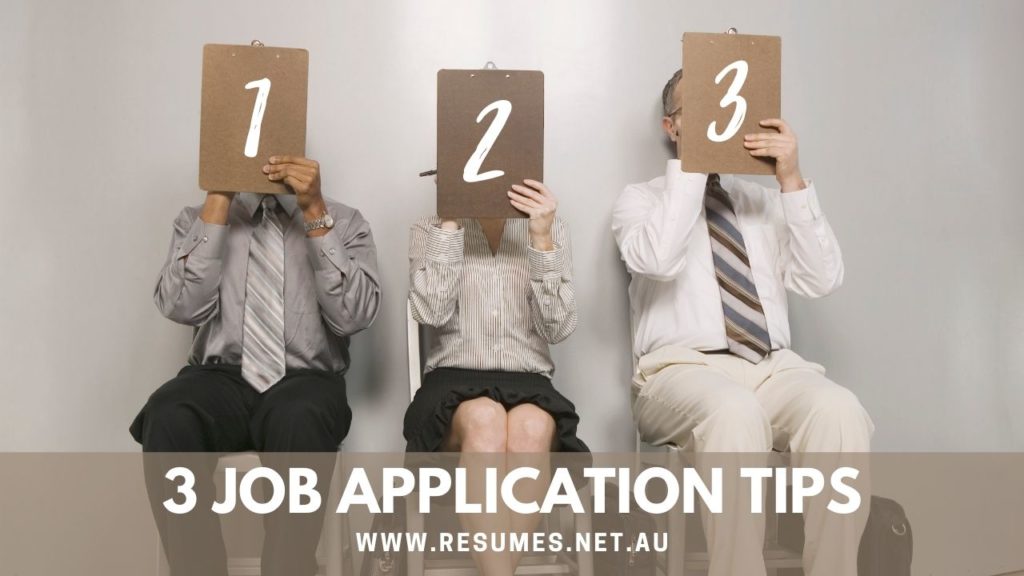 3 Job Applicaiton Tips